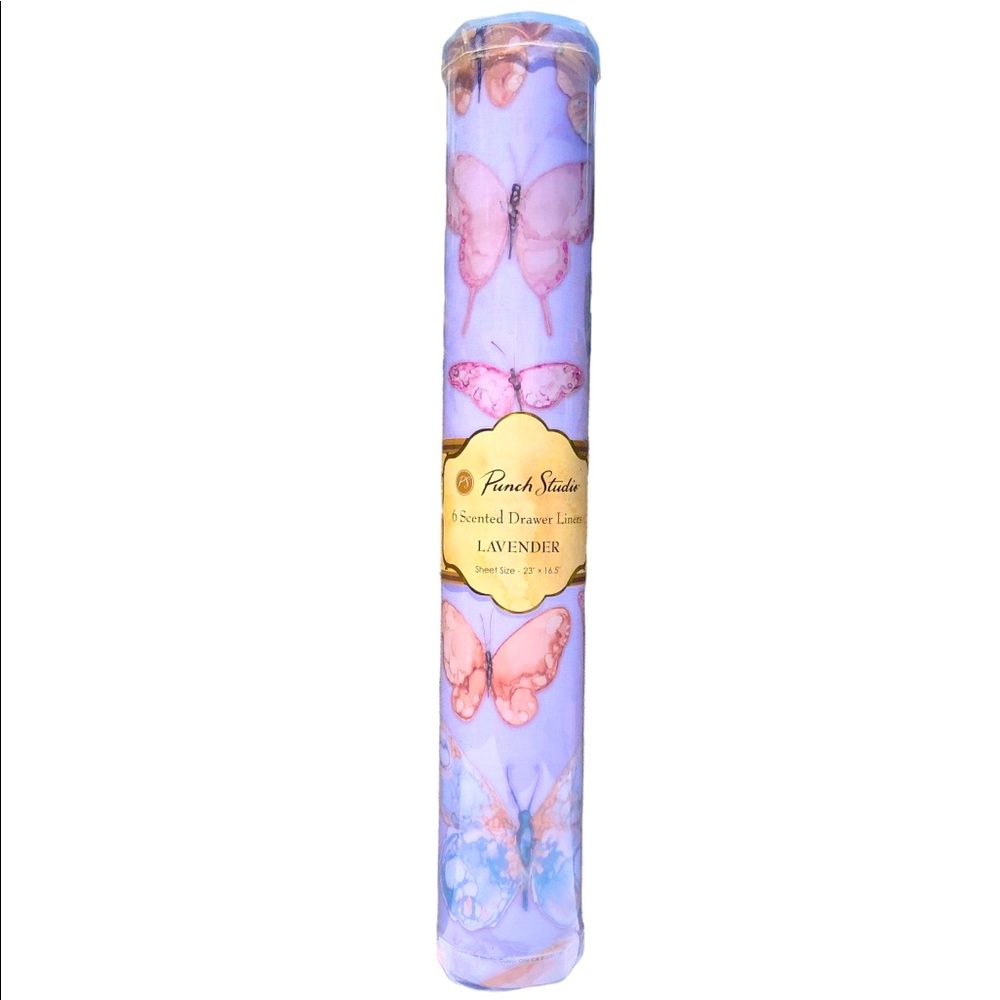 Punch Studio Lavender Scented Butterfly Drawer Liners in a Tube (13553)